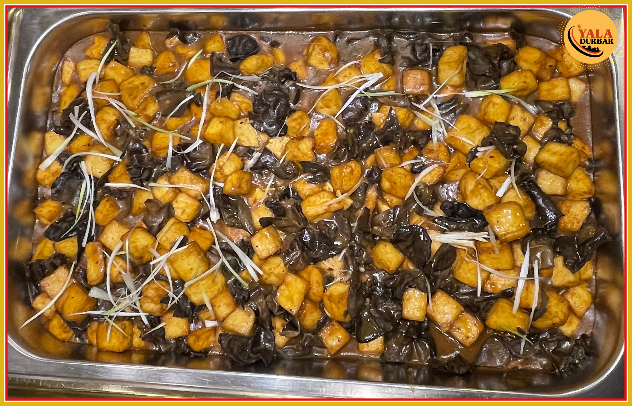Paneer with Black Mushroom